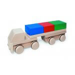 Natural Pod - Fagus Puzzle Mobile - Lorry - Multi-coloured