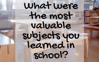 Infographic: What Were the Most Valuable Subjects You Learned in School?