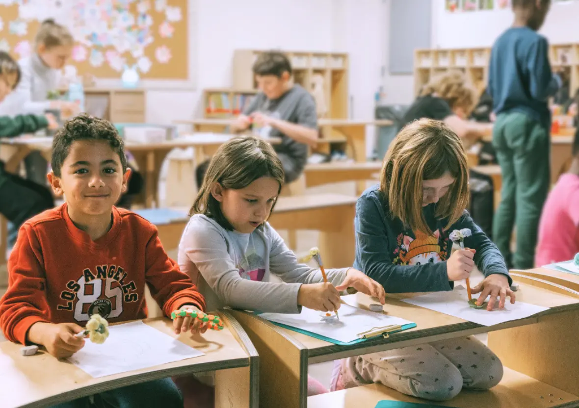 Three students show how furniture can be the architecture of behavior.